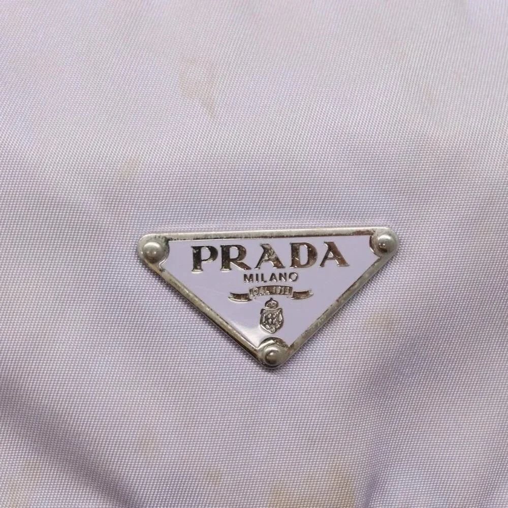 PRADA Shoulder Bag Nylon Purple Silver Auth ti3319 - Picture 12 of 16